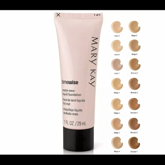 mary kay timewise matte wear liquid foundation ivory 6